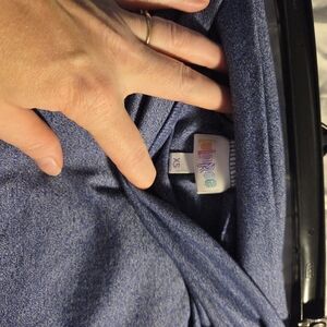 LuLaRoe Heathered Blue Dress XS